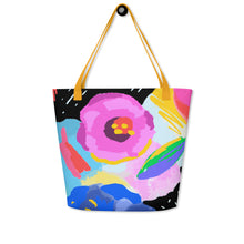 Load image into Gallery viewer, WILD FLOWERS Tote Bag - Premium Tote Bag from The Wishful Fish - Just $40! Shop now at The Wishful Fish
