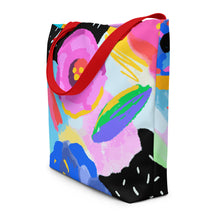 Load image into Gallery viewer, WILD FLOWERS Tote Bag - Premium Tote Bag from The Wishful Fish - Just $40! Shop now at The Wishful Fish