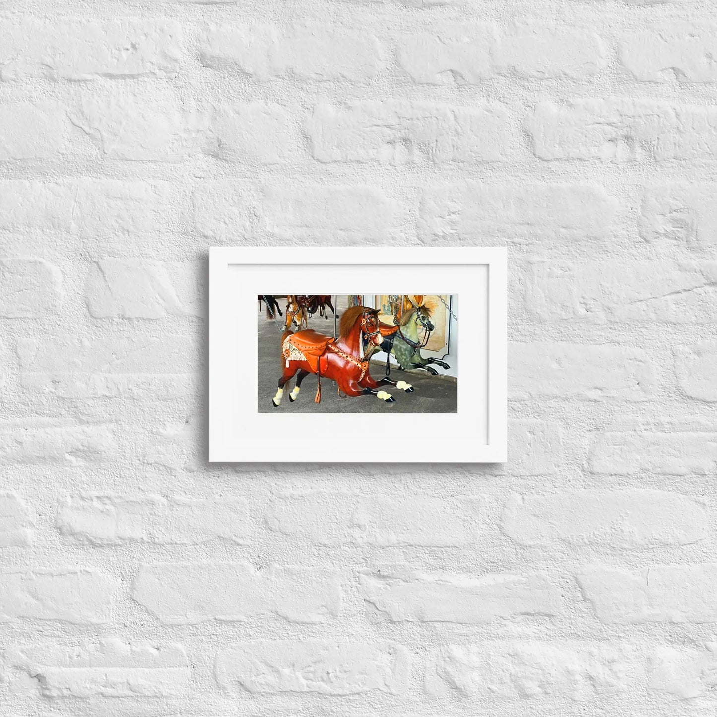 Watch Hill, RI CAROUSEL Framed Print - Premium Framed Print from The Wishful Fish - Just $50! Shop now at The Wishful Fish