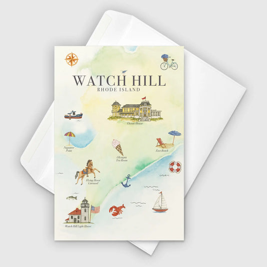 A Card That Captures the Watch Hill Coast. SHOP Now at The Wishful Fish