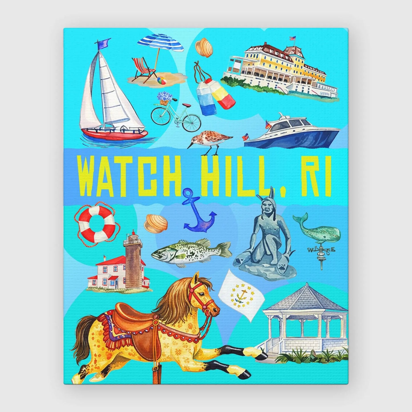 Watch Hill Fun for Kids Walls. SHOP Now at The Wishful Fish