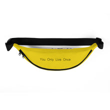 Load image into Gallery viewer, YOLO (You Only Live Once) Fanny Pack - Premium Fanny Pack from The Wishful Fish - Just $35! Shop now at The Wishful Fish