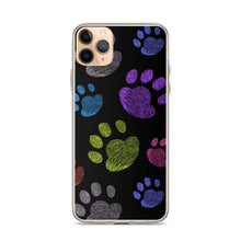 Load image into Gallery viewer, PAW PRINTS Clear iPhone® Case - Premium iPhone® Case from The Wishful Fish - Just $24.50! Shop now at The Wishful Fish