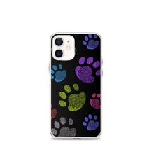 Load image into Gallery viewer, PAW PRINTS Clear iPhone® Case - Premium iPhone® Case from The Wishful Fish - Just $24.50! Shop now at The Wishful Fish