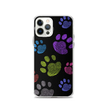 Load image into Gallery viewer, PAW PRINTS Clear iPhone® Case - Premium iPhone® Case from The Wishful Fish - Just $24.50! Shop now at The Wishful Fish