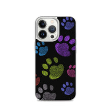 Load image into Gallery viewer, PAW PRINTS Clear iPhone® Case - Premium iPhone® Case from The Wishful Fish - Just $24.50! Shop now at The Wishful Fish