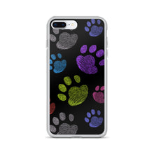 Load image into Gallery viewer, PAW PRINTS Clear iPhone® Case - Premium iPhone® Case from The Wishful Fish - Just $24.50! Shop now at The Wishful Fish