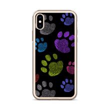 Load image into Gallery viewer, PAW PRINTS Clear iPhone® Case - Premium iPhone® Case from The Wishful Fish - Just $24.50! Shop now at The Wishful Fish