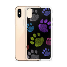 Load image into Gallery viewer, PAW PRINTS Clear iPhone® Case - Premium iPhone® Case from The Wishful Fish - Just $24.50! Shop now at The Wishful Fish