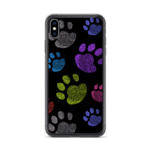Load image into Gallery viewer, PAW PRINTS Clear iPhone® Case - Premium iPhone® Case from The Wishful Fish - Just $24.50! Shop now at The Wishful Fish
