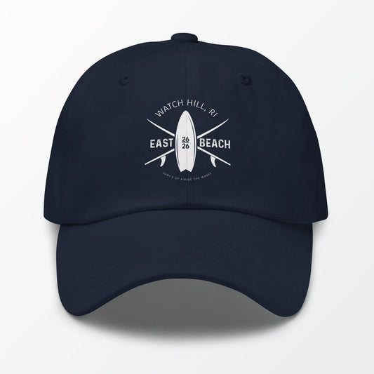 EAST BEACH Watch Hill RI Surfer Baseball Cap — Coastal Style, Everyday Wear! The Wishful Fish