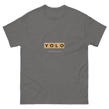 Load image into Gallery viewer, YOLO (You Only Live Once) Men's Classic T Shirt  Sizes S-5XL - Premium Men's T-Shirt from The Wishful Fish - Just $19.50! Shop now at The Wishful Fish