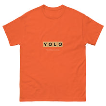 Load image into Gallery viewer, YOLO (You Only Live Once) Men's Classic T Shirt  Sizes S-5XL - Premium Men's T-Shirt from The Wishful Fish - Just $19.50! Shop now at The Wishful Fish