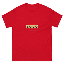 Load image into Gallery viewer, YOLO (You Only Live Once) Men's Classic T Shirt  Sizes S-5XL - Premium Men's T-Shirt from The Wishful Fish - Just $19.50! Shop now at The Wishful Fish