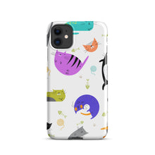 Load image into Gallery viewer, FUNKY CAT iPhone® Case - Premium iPhone® Case from The Wishful Fish - Just $22! Shop now at The Wishful Fish