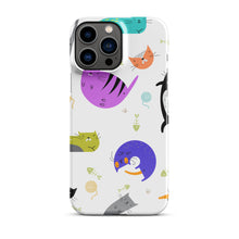 Load image into Gallery viewer, FUNKY CAT iPhone® Case - Premium iPhone® Case from The Wishful Fish - Just $22! Shop now at The Wishful Fish