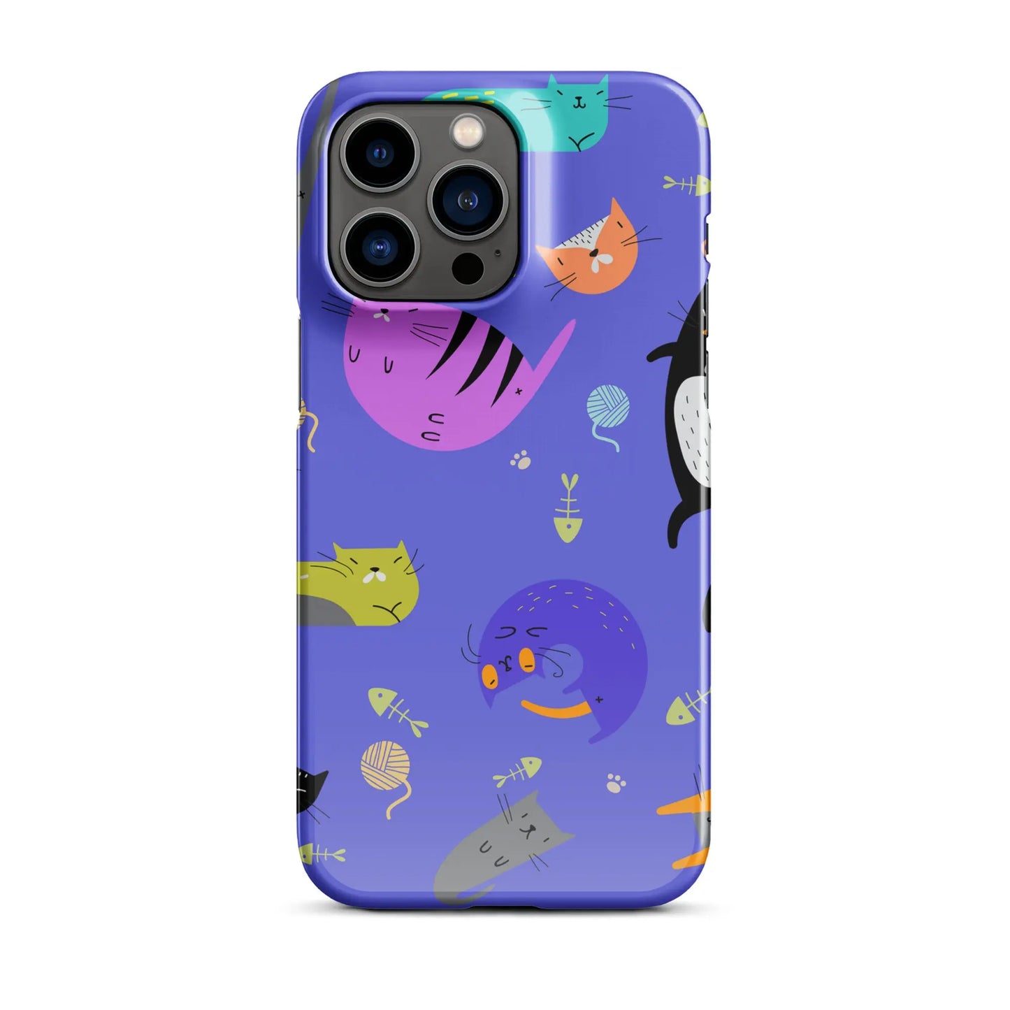 Funky Cat Snap Case For iPhones® - Premium iPhone Case from The Wishful Fish - Just $22! Shop now at The Wishful Fish