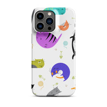 Load image into Gallery viewer, FUNKY CAT iPhone® Case - Premium iPhone® Case from The Wishful Fish - Just $22! Shop now at The Wishful Fish