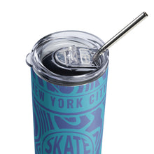 Load image into Gallery viewer, SKATE BOARD NYC Stumbler Tumbler - Premium Tumbler from The Wishful Fish - Just $28.50! Shop now at The Wishful Fish