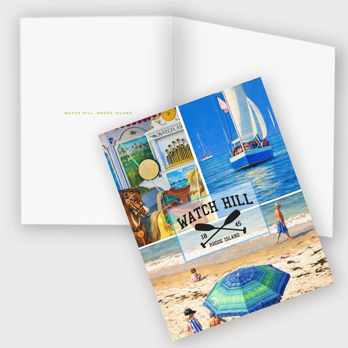 Watch Hill, RI Coastal Note Cards — A Little Note from the Hill! The Wishful Fish