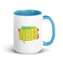 Load image into Gallery viewer, POSITIVE VIBES ONLY! Mug - Premium Mug from The Wishful Fish - Just $20! Shop now at The Wishful Fish