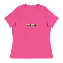 Load image into Gallery viewer, YOLO (You Only Live Once) Women's Relaxed T Shirt - Premium Women's T-Shirts from The Wishful Fish - Just $24! Shop now at The Wishful Fish