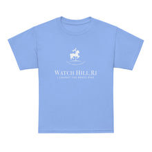 Load image into Gallery viewer, I Caught The Brass Ring Youth Tee — Flying Horse Carousel, Watch Hill, RI