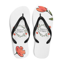 Load image into Gallery viewer, Believe In Yourself Flip-Flops - Premium Flip Flops from The Wishful Fish - Just $21! Shop now at The Wishful Fish