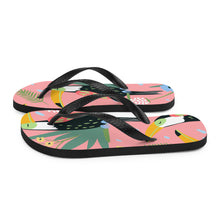 Load image into Gallery viewer, Flip Flops Toucan Sizes S-L - Premium Flip Flops from The Wishful Fish - Just $21! Shop now at The Wishful Fish