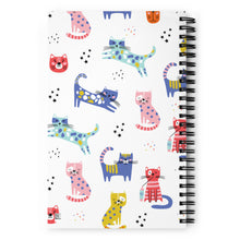 Load image into Gallery viewer, KITTY KAT Spiral Notebook - Premium Spiral Notebook from The Wishful Fish - Just $18! Shop now at The Wishful Fish