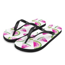 Load image into Gallery viewer, SUMMER WATERMELLON Flip Flops - Premium Flip Flops from The Wishful Fish - Just $21! Shop now at The Wishful Fish