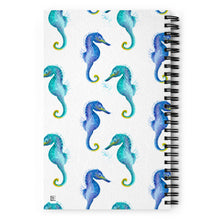 Load image into Gallery viewer, Seahorse Spiral Notebook - Premium Spiral Notebook from The Wishful Fish - Just $18! Shop now at The Wishful Fish