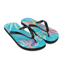 Load image into Gallery viewer, TROPICAL Flip Flops - Premium Flip Flops from The Wishful Fish - Just $21! Shop now at The Wishful Fish
