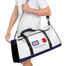 Load image into Gallery viewer, Watch Hill, RI NAUTICAL Duffel Bag - Premium Duffel Bag from The Wishful Fish - Just $72! Shop now at The Wishful Fish