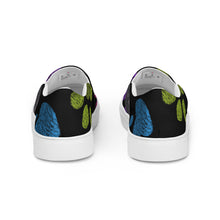 Load image into Gallery viewer, "Paw Prints" Unisex Slip-On Canvas Shoes  Sizes 5-13 - Premium Slip On Shoes from The Wishful Fish - Just $56.95! Shop now at The Wishful Fish