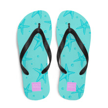 Load image into Gallery viewer, Watch Hill, RI Starfish Flip Flops - Premium Flip Flops from The Wishful Fish - Just $21! Shop now at The Wishful Fish