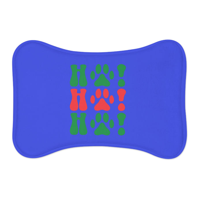HO! HO! HO! Pet Bowl Mat - Premium Pet Bowl Mat from The Wishful Fish - Just $28! Shop now at The Wishful Fish