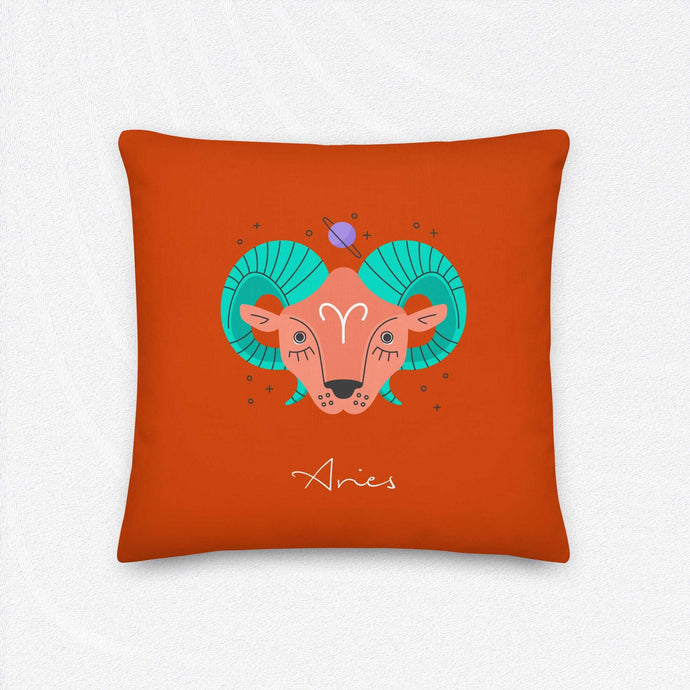 ARIES Zodiac Pillow - Premium Pillow from The Wishful Fish - Just $29! Shop now at The Wishful Fish