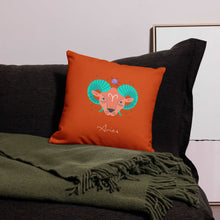 Load image into Gallery viewer, ARIES Zodiac Pillow - Premium Pillow from The Wishful Fish - Just $29! Shop now at The Wishful Fish
