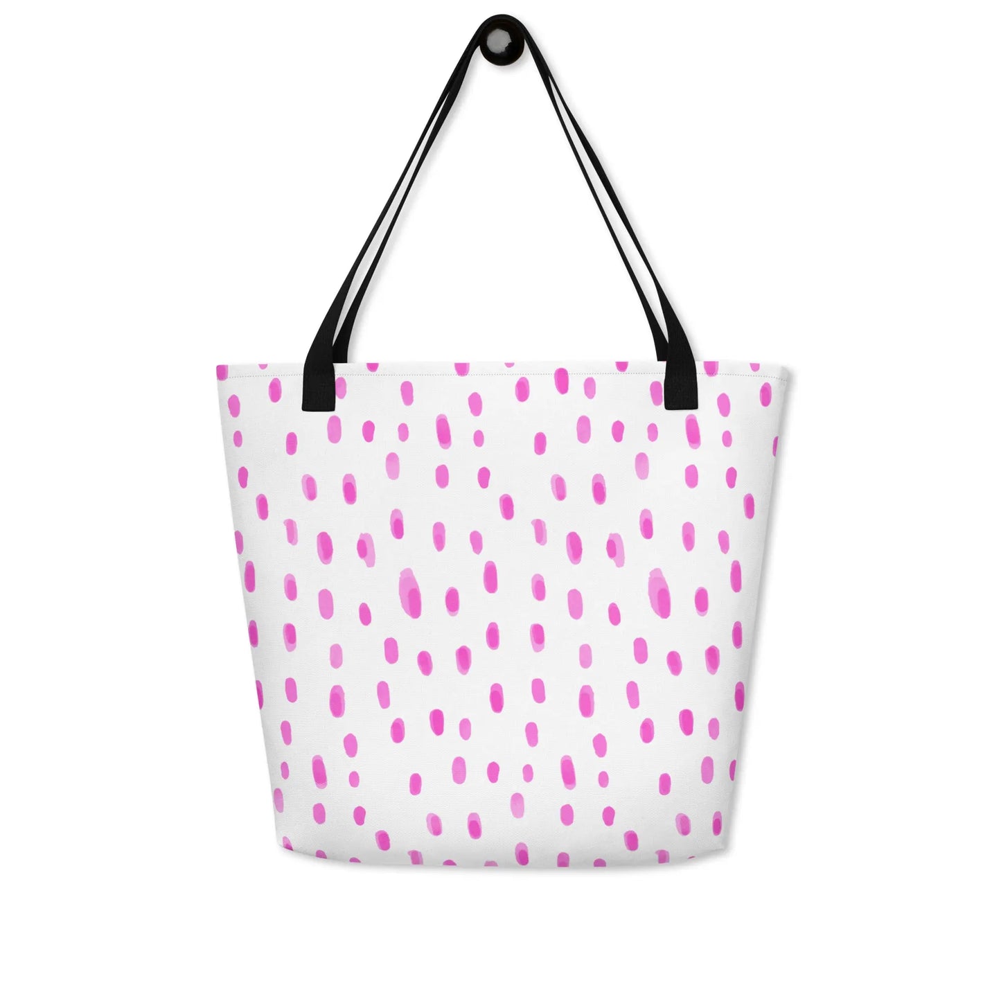 BEACH FLOWERS Large Tote Bag - Premium Tote Bag from The Wishful Fish - Just $40! Shop now at The Wishful Fish