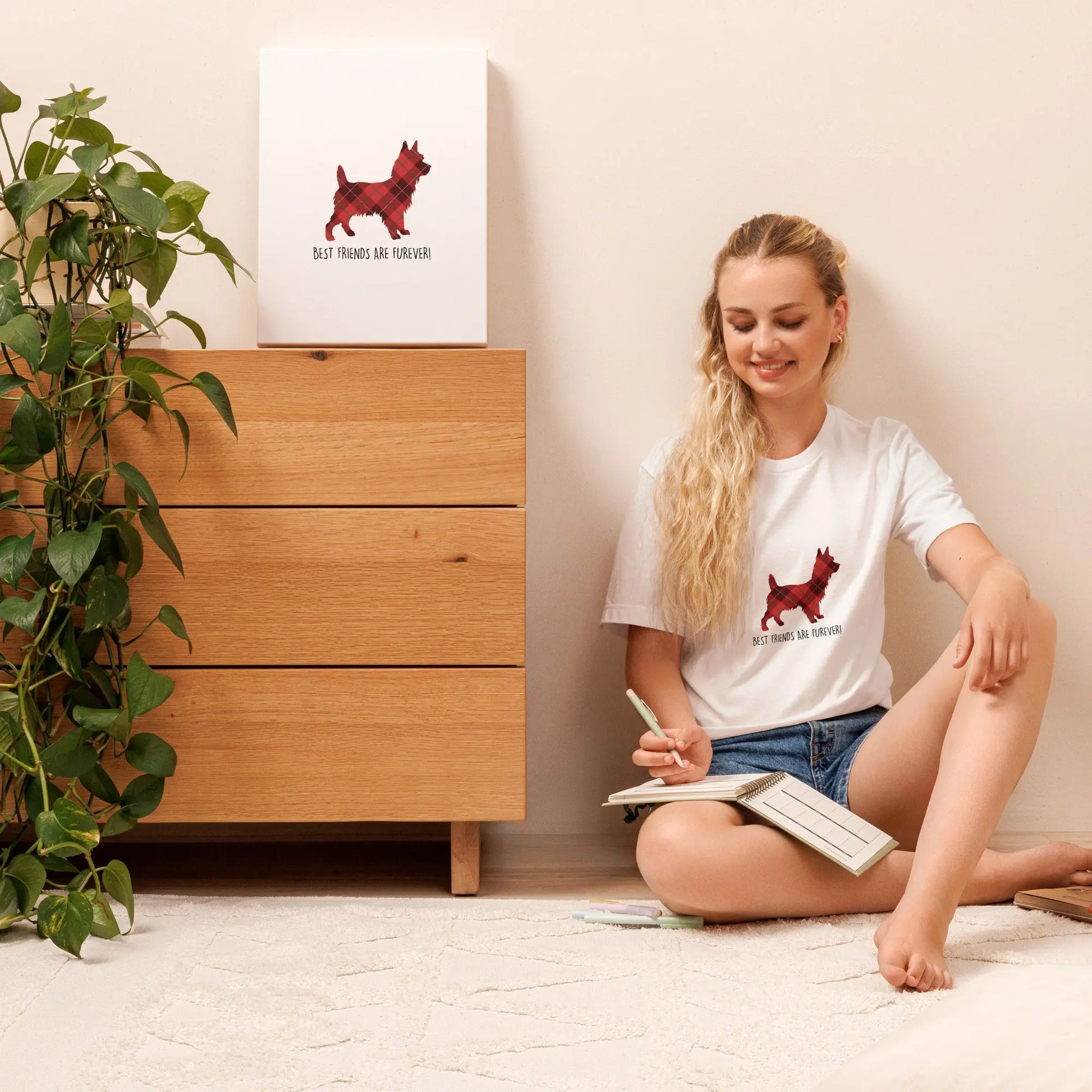 BEST FRIENDS Scotty Unisex T Shirt - Premium T Shirt from The Wishful Fish - Just $28! Shop now at The Wishful Fish