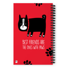 Load image into Gallery viewer, BEST FRIENDS Spiral Notebook - Premium Spiral Notebook from The Wishful Fish - Just $18! Shop now at The Wishful Fish
