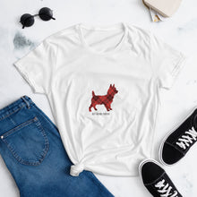 Load image into Gallery viewer, BEST FRIENDS Scotty Woman&#39;s T Shirt - Premium T Shirt from The Wishful Fish - Just $28! Shop now at The Wishful Fish
