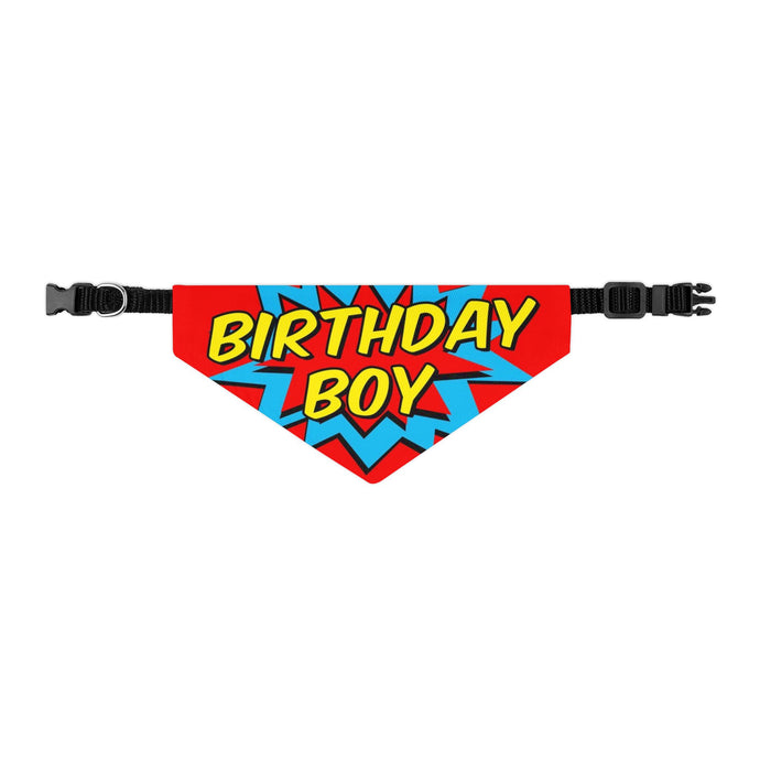 BIRTHDAY BOY Pet Bandana Collar - Premium Bandana Collar from The Wishful Fish - Just $28! Shop now at The Wishful Fish