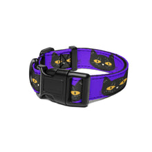 Load image into Gallery viewer, BLACK CATS HALLOWEEN Pet Collar - Premium Pet Collar from The Wishful Fish - Just $21! Shop now at The Wishful Fish
