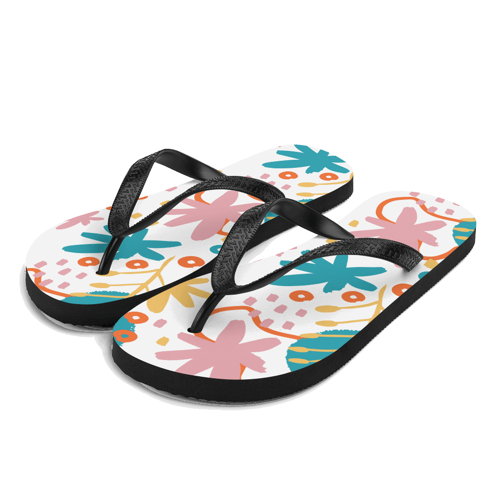 BOTANICAL Flip Flops - Premium Flip Flops from The Wishful Fish - Just $21! Shop now at The Wishful Fish