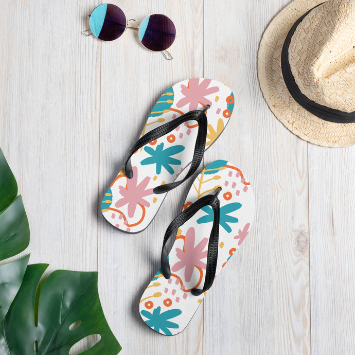 BOTANICAL Flip Flops - Premium Flip Flops from The Wishful Fish - Just $21! Shop now at The Wishful Fish