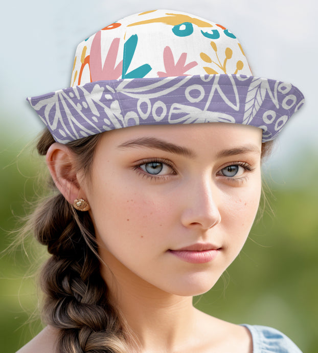 BOTANICAL Reversible Bucket Hat - Premium Bucket Hat from The Wishful Fish - Just $28! Shop now at The Wishful Fish