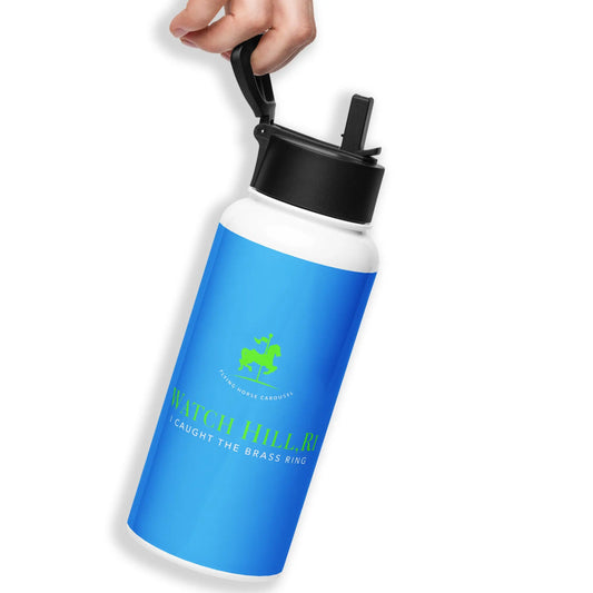 Brass Ring Water Bottle — Flying Horse Carousel Watch Hill, RI The Wishful Fish