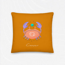 Load image into Gallery viewer, CANCER Zodiac Pillow - Premium Pillow from The Wishful Fish - Just $29! Shop now at The Wishful Fish
